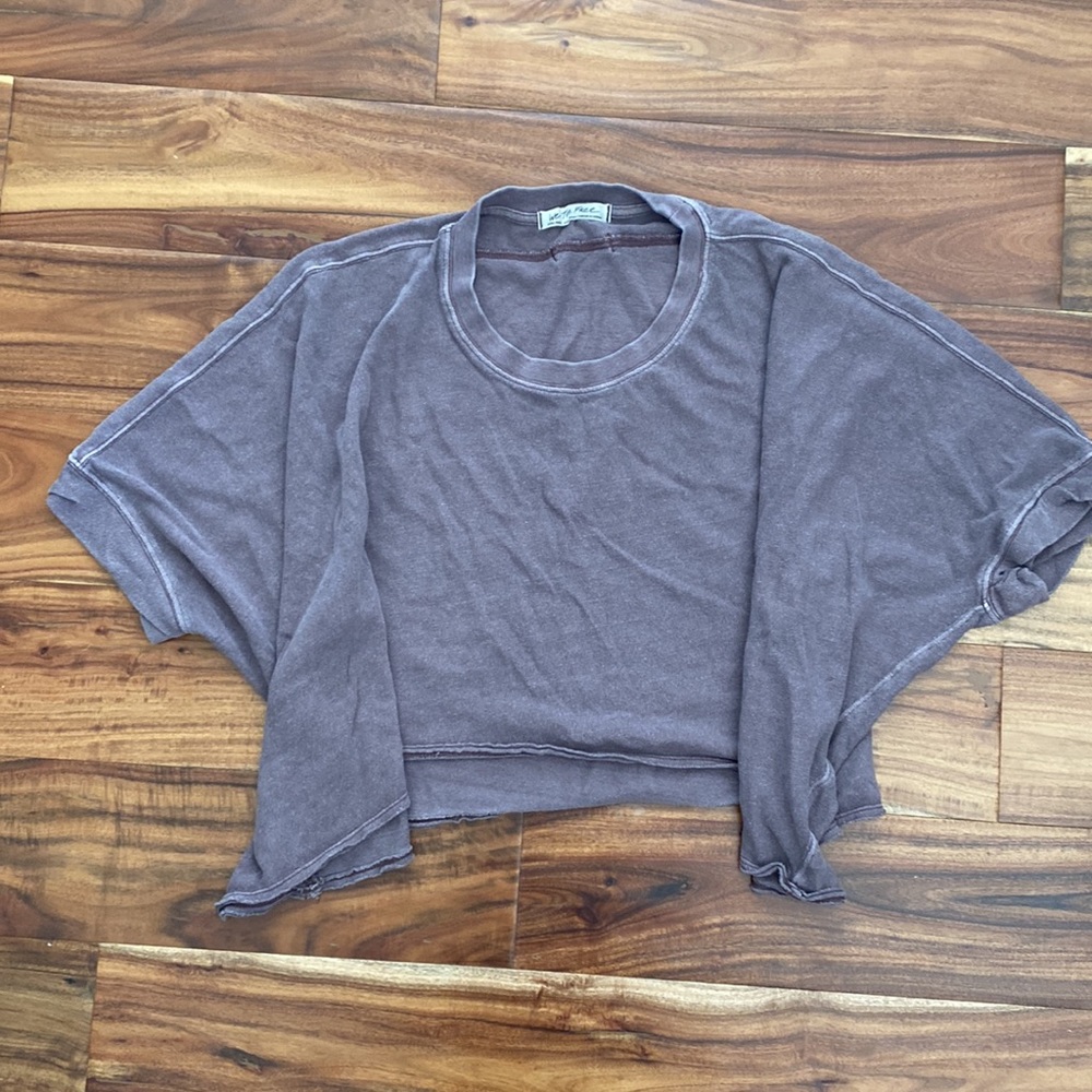 We The Free cropped boxy tee